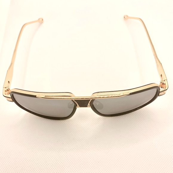 New Men's Oversized Luxury Square Retro Sunglasses - Picture 4 of 7